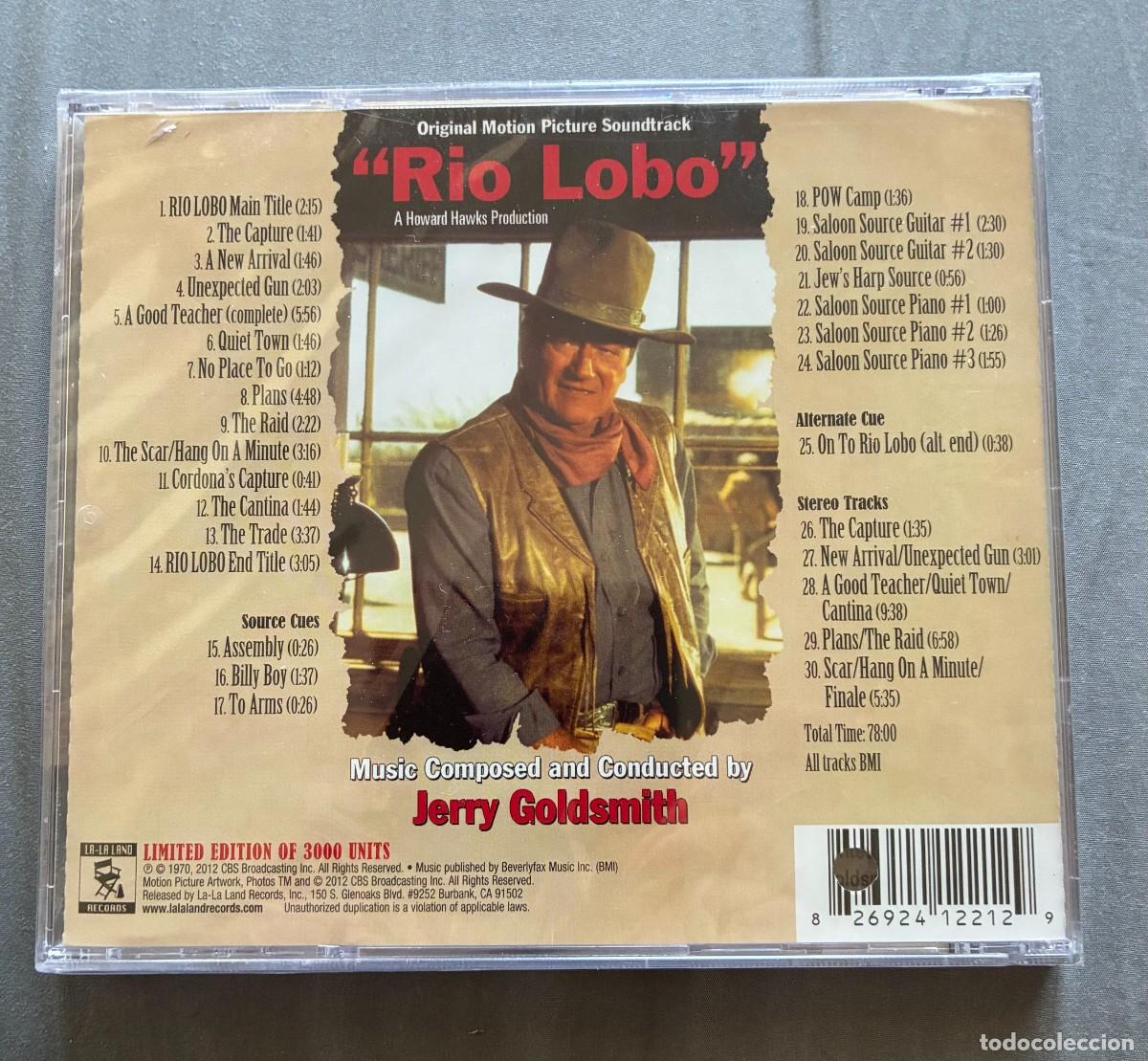 CDs de m&uacute;sica: Jerry Goldsmith &lrm;&ndash; &rdquo;Rio Lobo&rdquo; - Foto 3