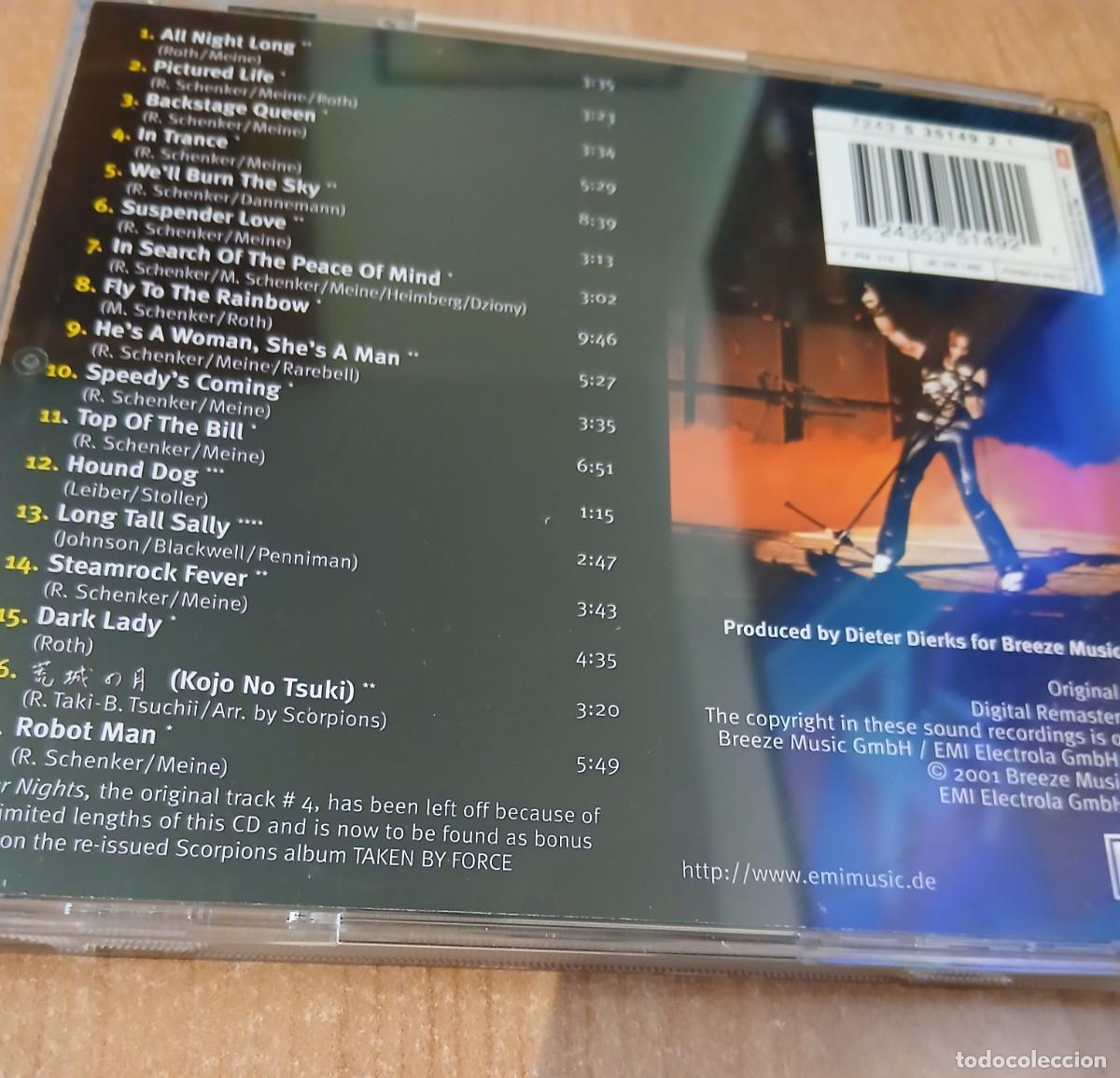 CDs de m&uacute;sica: CD: SCORPIONS - TOKYO TAPES - Foto 3