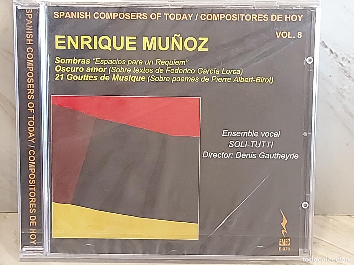 CDs de m&uacute;sica: SOLI-TUTTI | ENRIQUE MU&Ntilde;OZ | SPANISH COMPOSERS OF TODAY VOL. 8 | CD | EMEC | 2008 | PRECINTADO