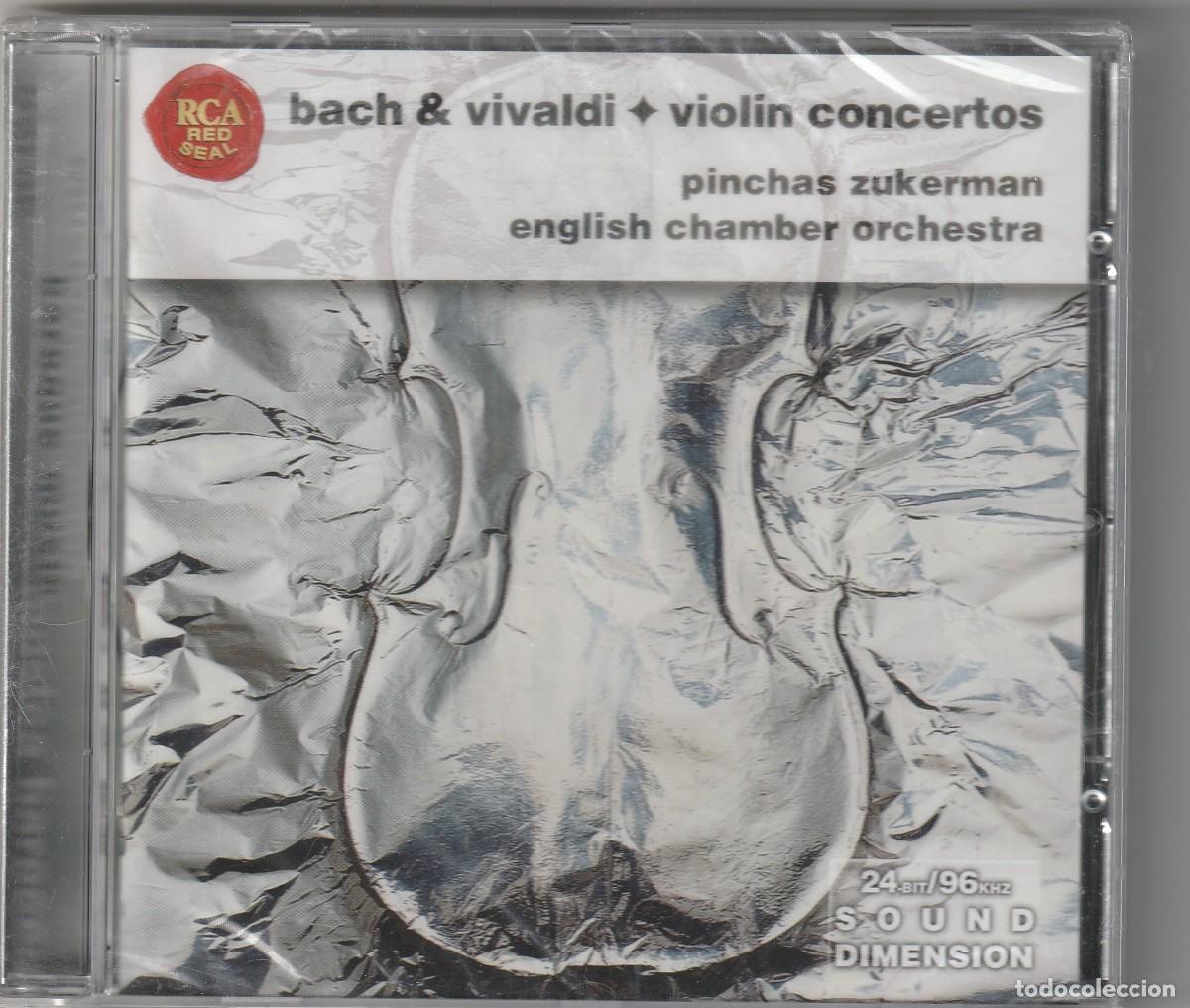 CDs de m&uacute;sica: BACH &middot; VIVALDI - VIOLIN CONCERTOS - PINCHAS ZUKERMAN (CD RCA RED SEAL 2001) NUEVO. PRECINTADO.