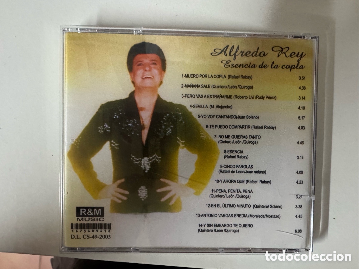 CDs de m&uacute;sica: Alfredo Rey - Esencia de la copla - Foto 2