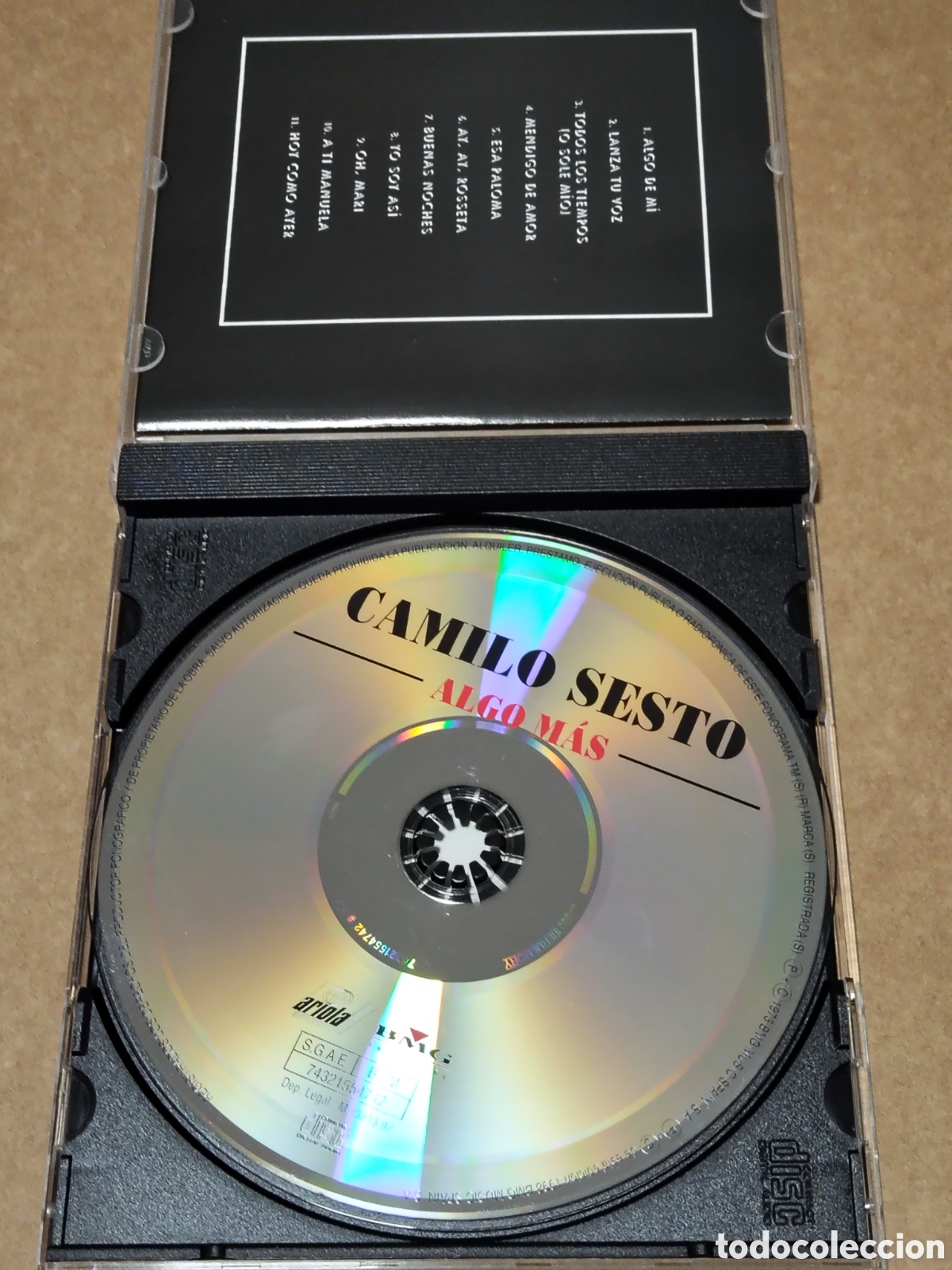 CDs de m&uacute;sica: Algo de m&iacute;&rdquo; de Camilo Sesto - Foto 3