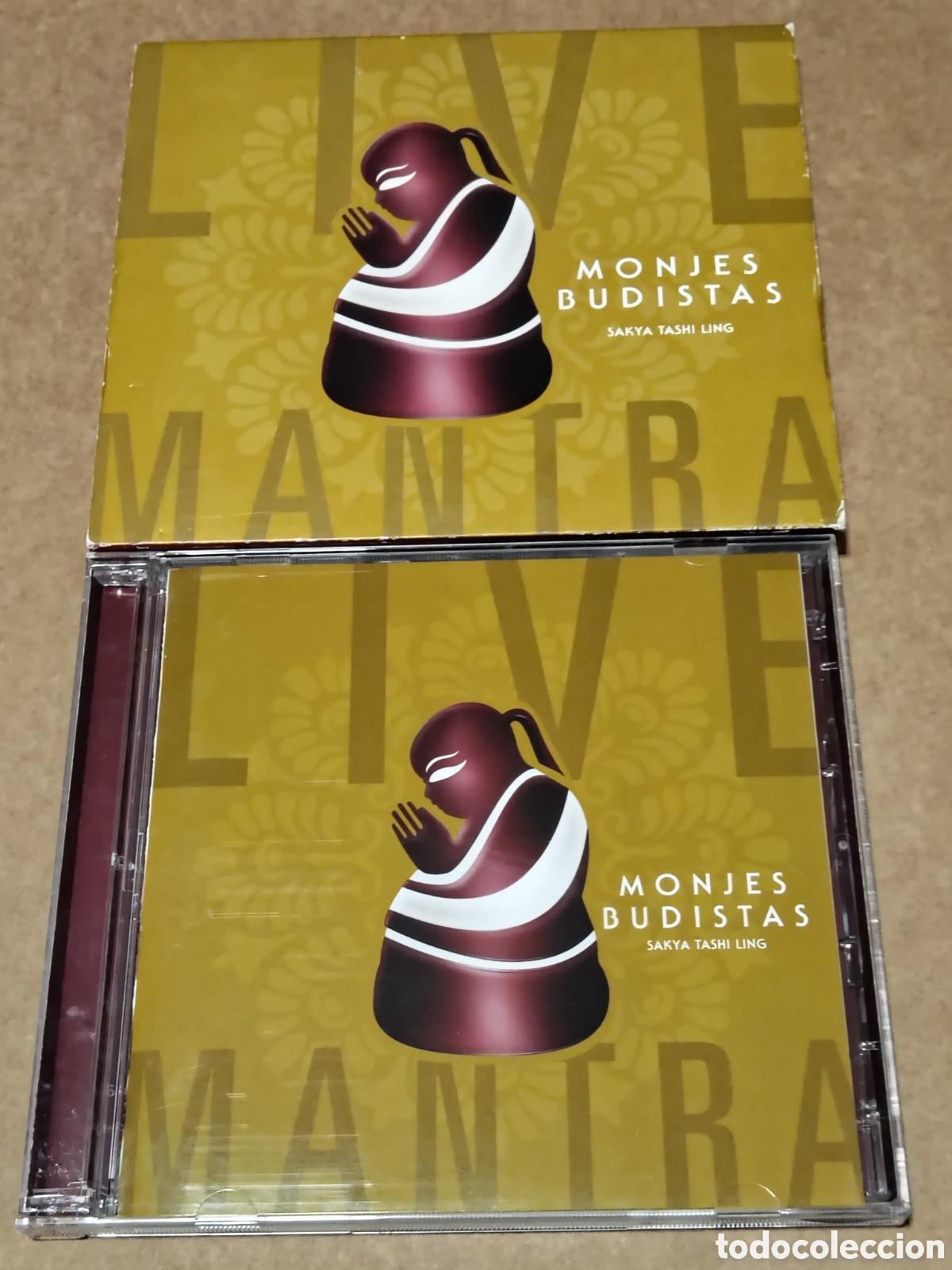 CDs de m&uacute;sica: Live Mantra&rdquo; de los Monjes Budistas (Sakya Tashi Ling cd+dvd