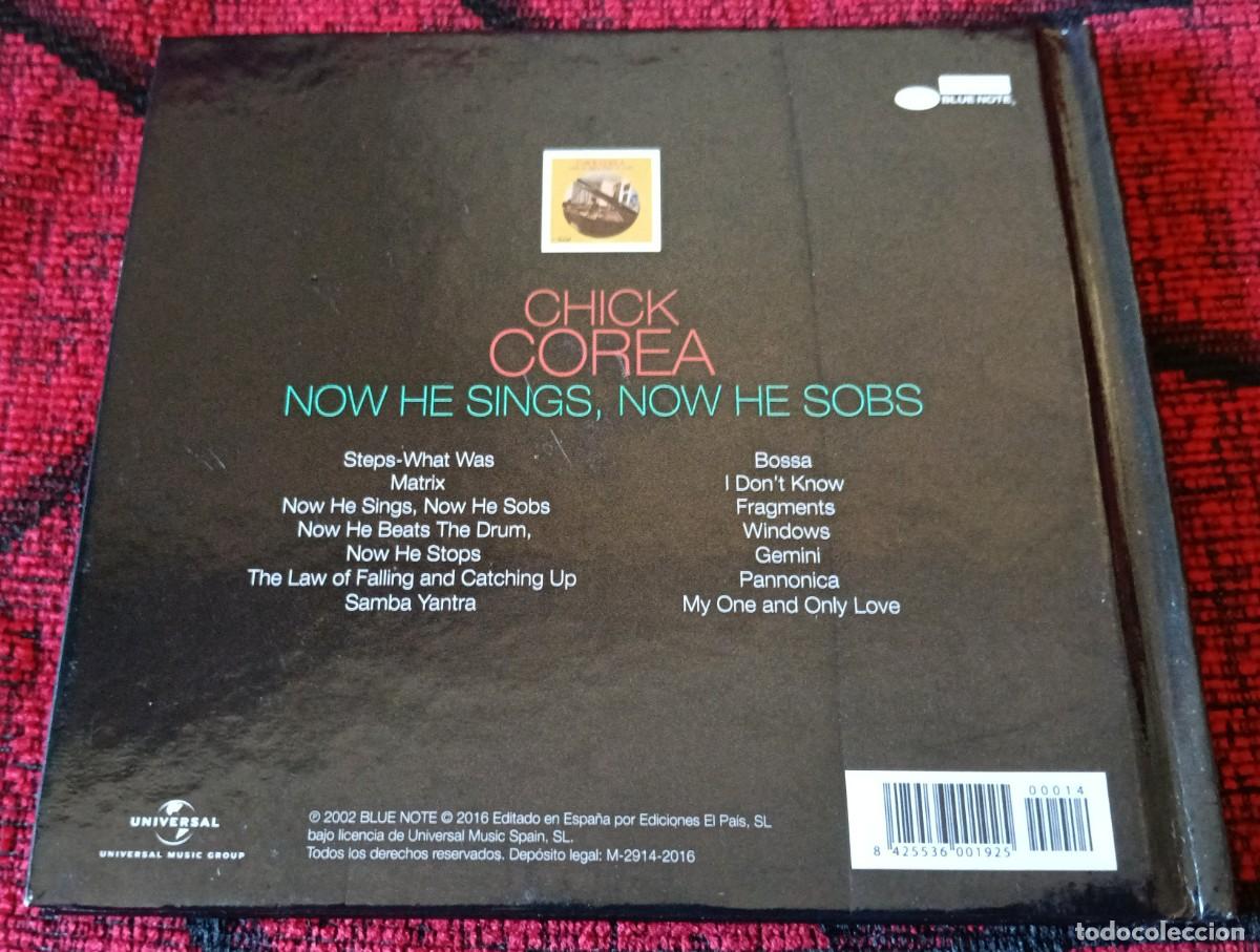 CDs de m&uacute;sica: CHICK COREA ** Now He Sings, Now He Sobs ** CD + LIBRO 2016 - Foto 3