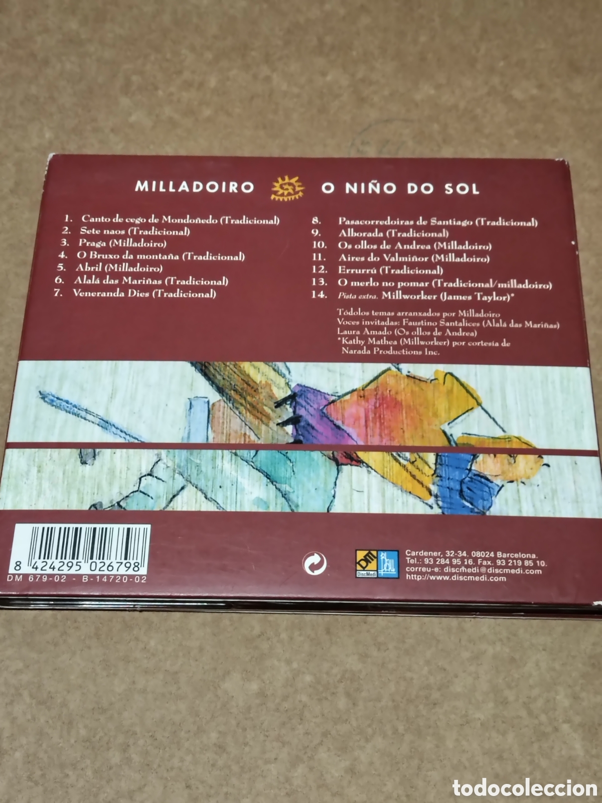 CDs de m&uacute;sica: O ni&ntilde;o do Sol&rdquo; de Milladoiro - Foto 2