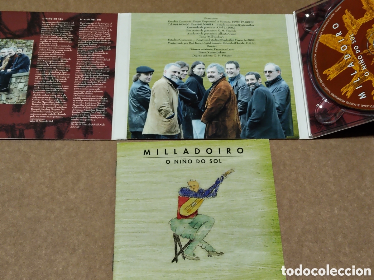 CDs de m&uacute;sica: O ni&ntilde;o do Sol&rdquo; de Milladoiro - Foto 3