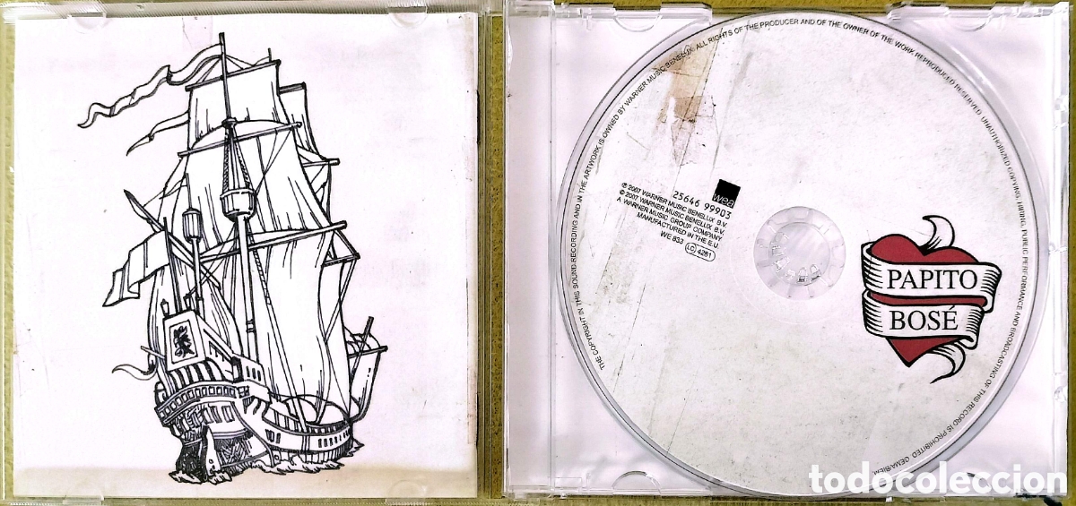 CDs de m&uacute;sica: CD Miguel Bos&eacute; - Papito - Foto 2