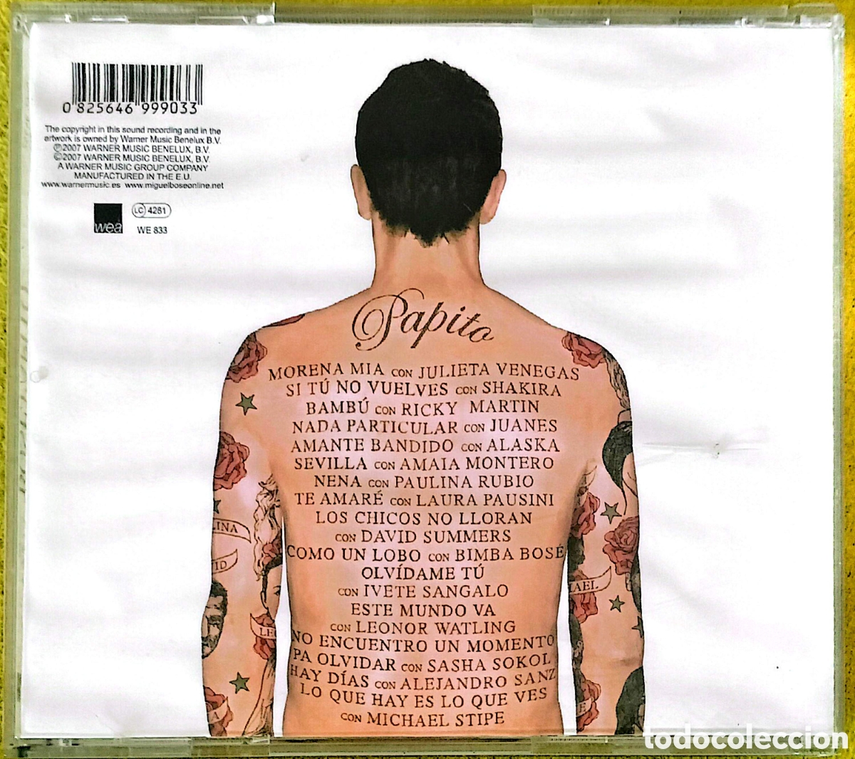 CDs de m&uacute;sica: CD Miguel Bos&eacute; - Papito - Foto 3