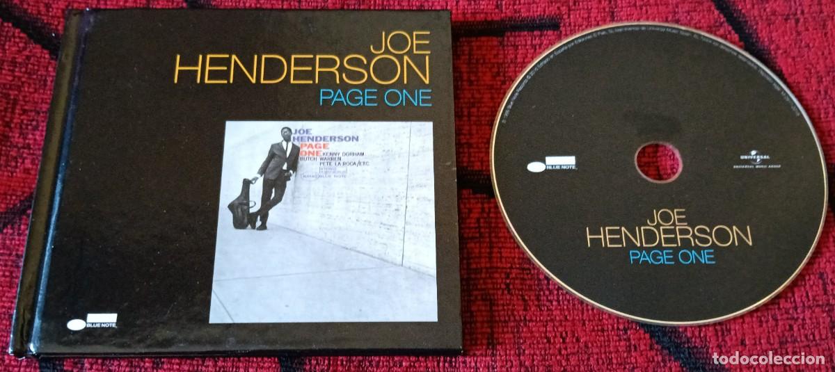 CDs de m&uacute;sica: JOE HENDERSON ** Page One ** CD + LIBRO 2016