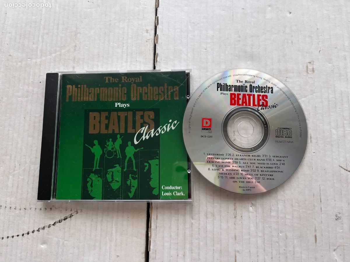 CDs de m&uacute;sica: THE ROYAL PHILARMONICA ORCHESTRA PLAY BEATLES CLASSICS- CD MUSICA KREATEN