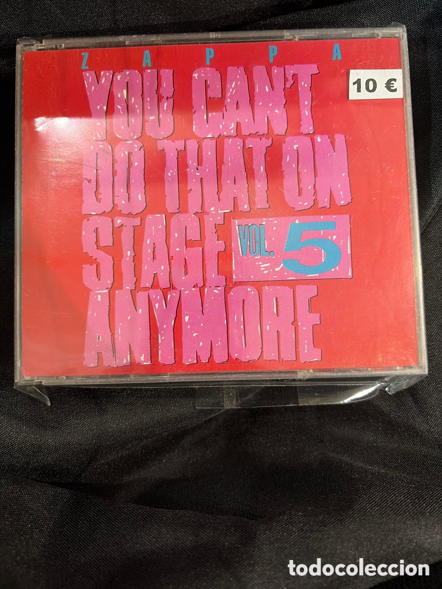 CDs de m&uacute;sica: FRANK ZAPPA - YOU CAN'T DO THAT ON STAGE ANYMORE VOL.5 CD DOBLE
