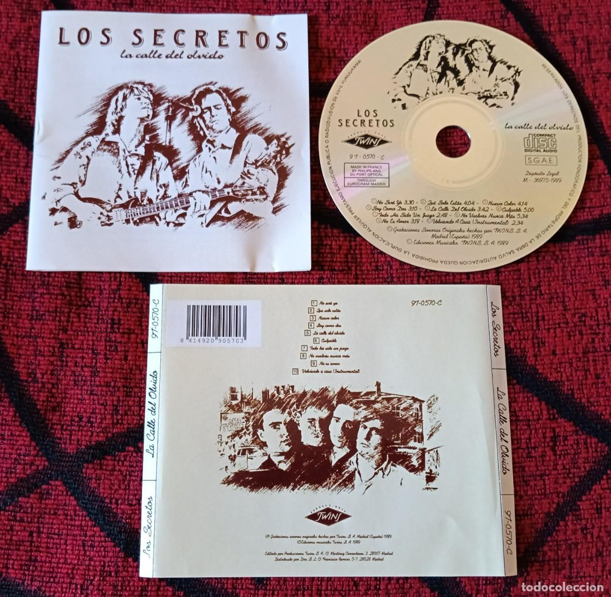CDs de m&uacute;sica: LOS SECRETOS ** La Calle Del Olvido ** CD 1989