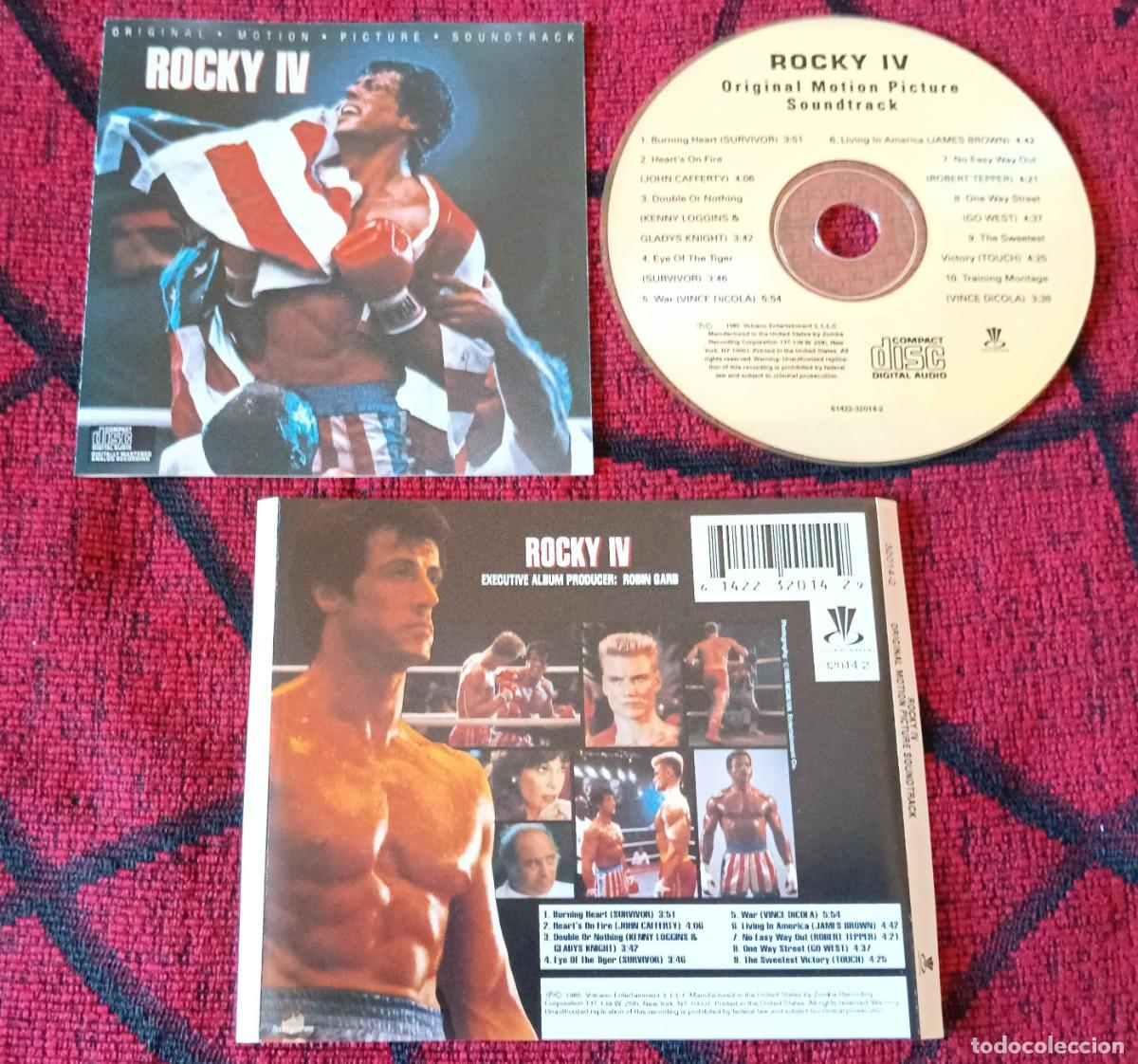 CDs de m&uacute;sica: ROCKY IV **Banda Sonora** CD REEDICION USA SURVIVOR Kenny Loggins GO WEST Touch