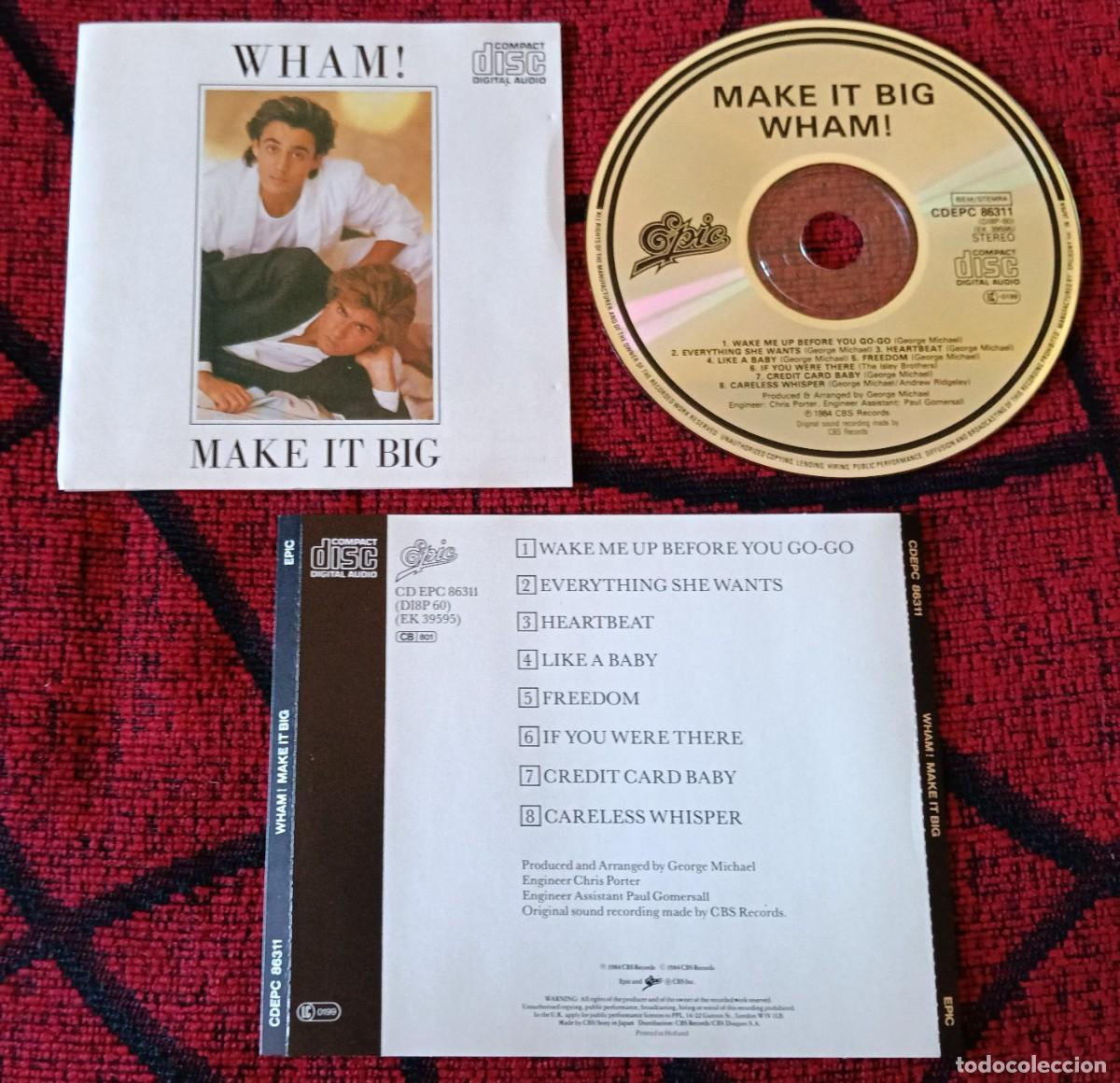 CDs de m&uacute;sica: WHAM! ** Make It Big ** CD HOLANDA 1984 - Foto 1