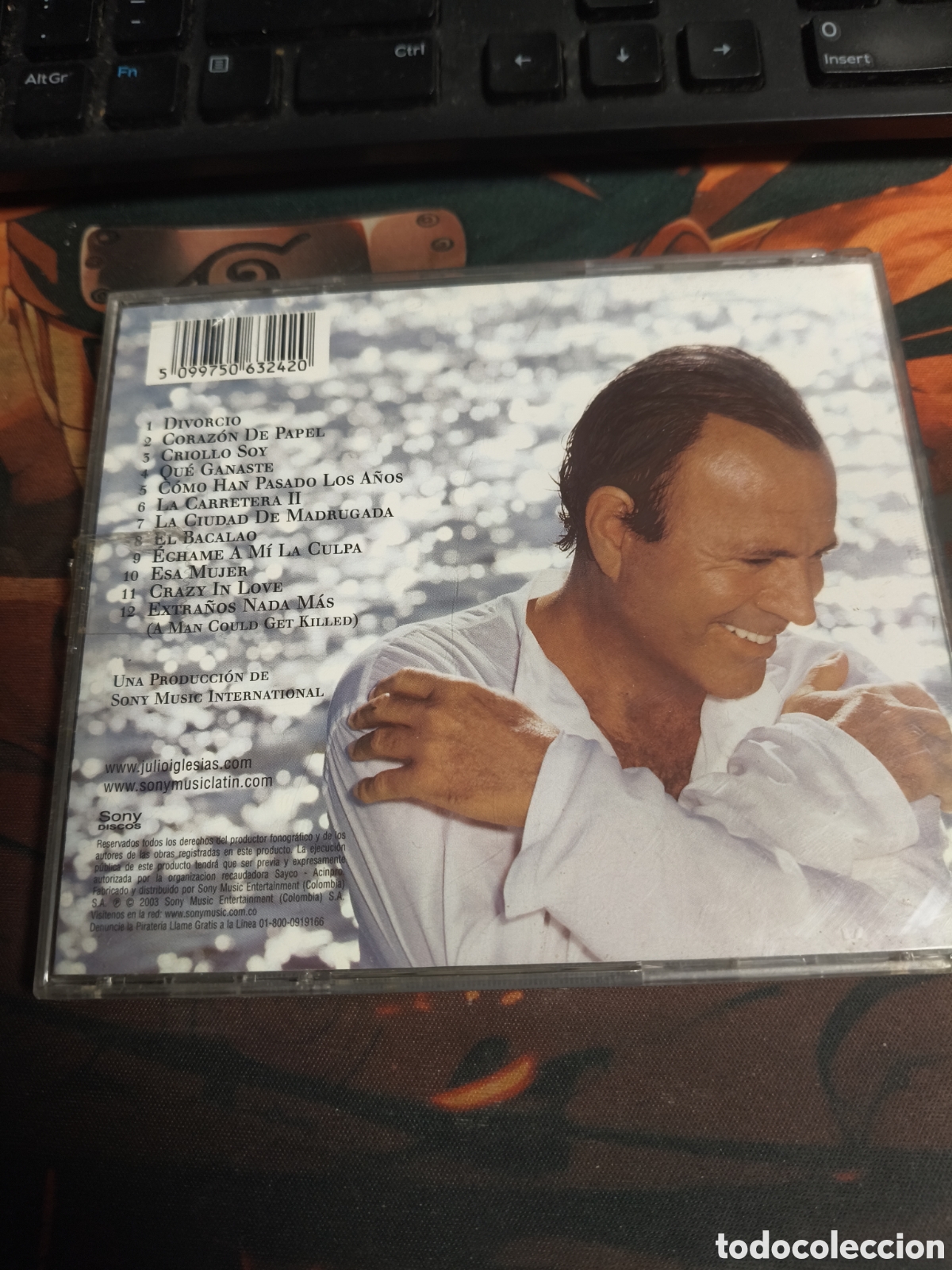 CDs de m&uacute;sica: Julio iglesias divorcio Cd - Foto 3