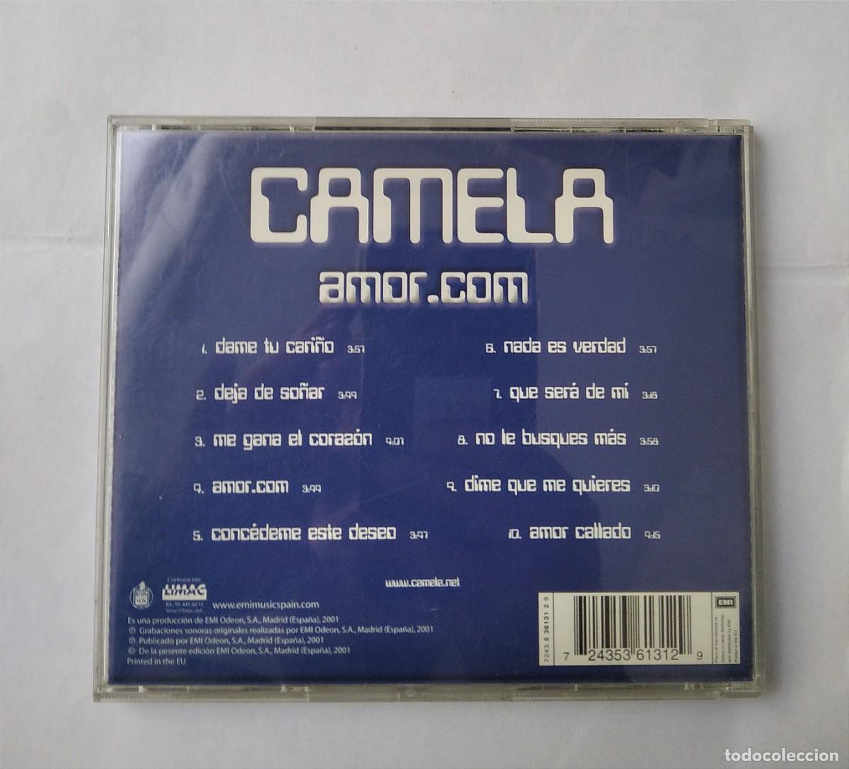 CDs de m&uacute;sica: CD Camela - Amor.com - Foto 3