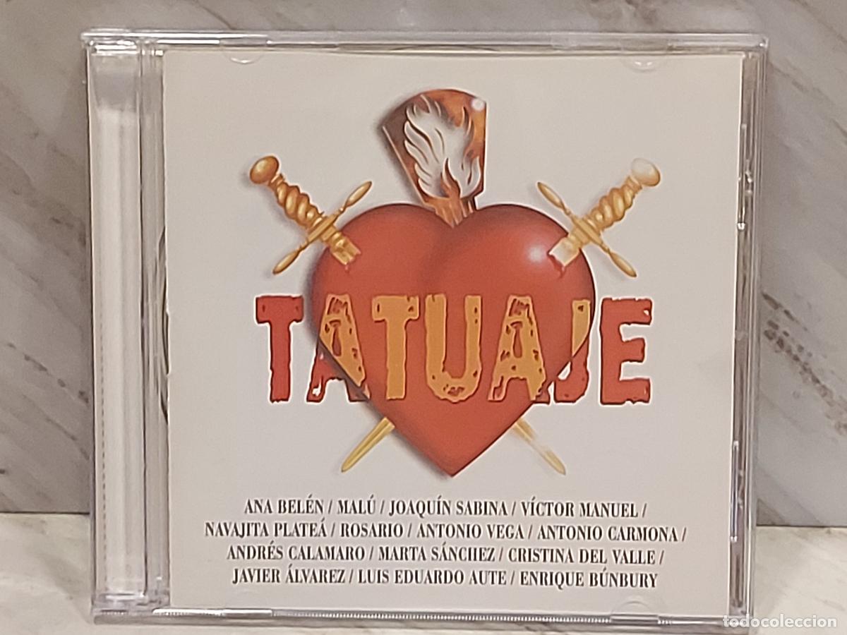 CDs de m&uacute;sica: TATUAJE | CD 1999 | SABINA, BUNBURY, CALAMARO, MAL&Uacute;, ANA BEL&Eacute;N | ARIOLA BMG | LUJO