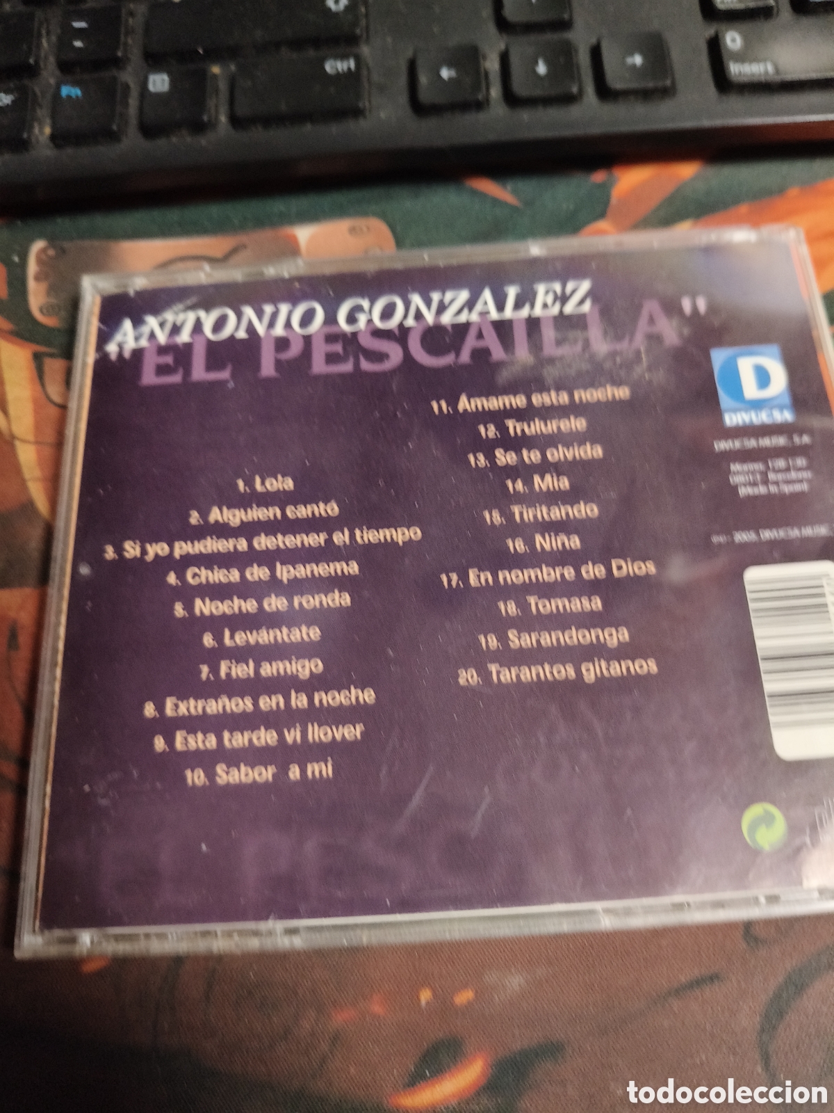 CDs de m&uacute;sica: Homenaje a Antonio Gonz&aacute;lez el pescailla - Cd - Foto 3