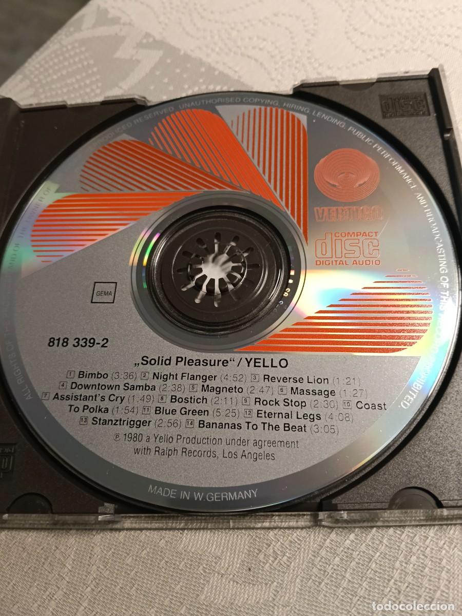 CDs de m&uacute;sica: RAR CD. YELLO. SOLID PLEASURE. WEST GERMANY - Foto 2