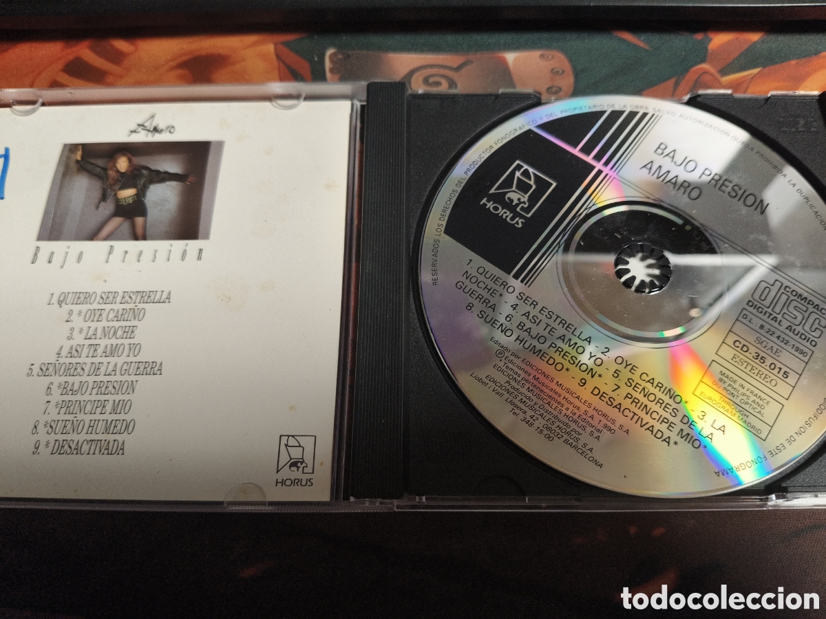 CDs de m&uacute;sica: Amaro bajo presi&oacute;n - Cd - Foto 2