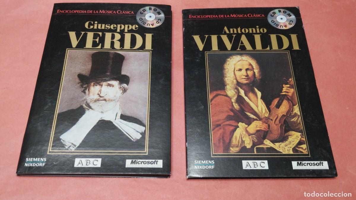 CDs de m&uacute;sica: VERDI.-VIVALDI.-CD ROM.-ABC.-ENCICLOPEDIA DE LA MUSICA CLASICA.