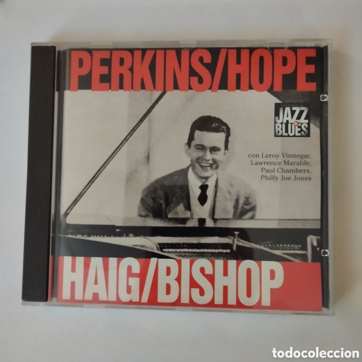 CDs de m&uacute;sica: CD C. Perkins - E. Hope - A. Haig - W. Bishop (Piano) - Maestros Del Jazz.
