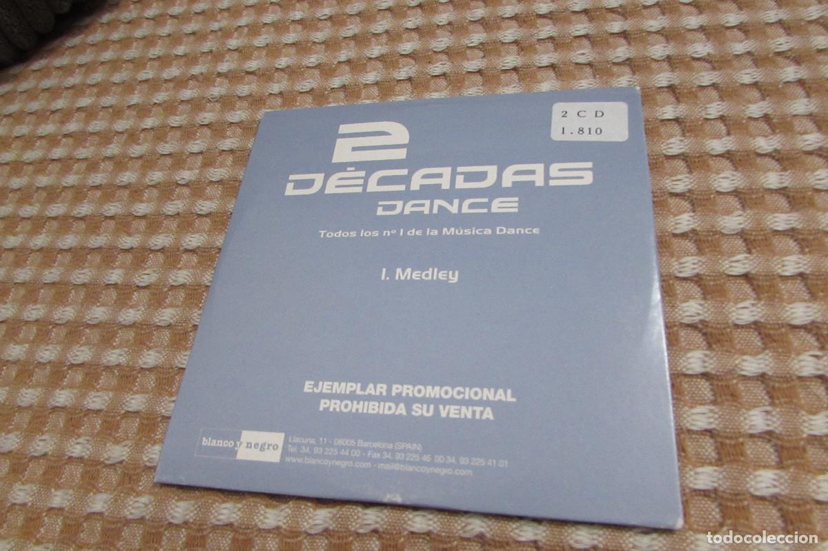 CDs de m&uacute;sica: 2 D&eacute;cadas Dance MEDLEY CD SINGLE - Foto 1
