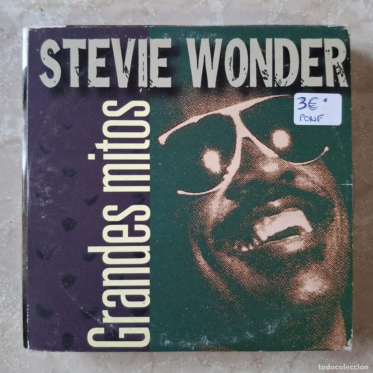 CDs de m&uacute;sica: CD STEVIE WONDER GRANDES MITOS