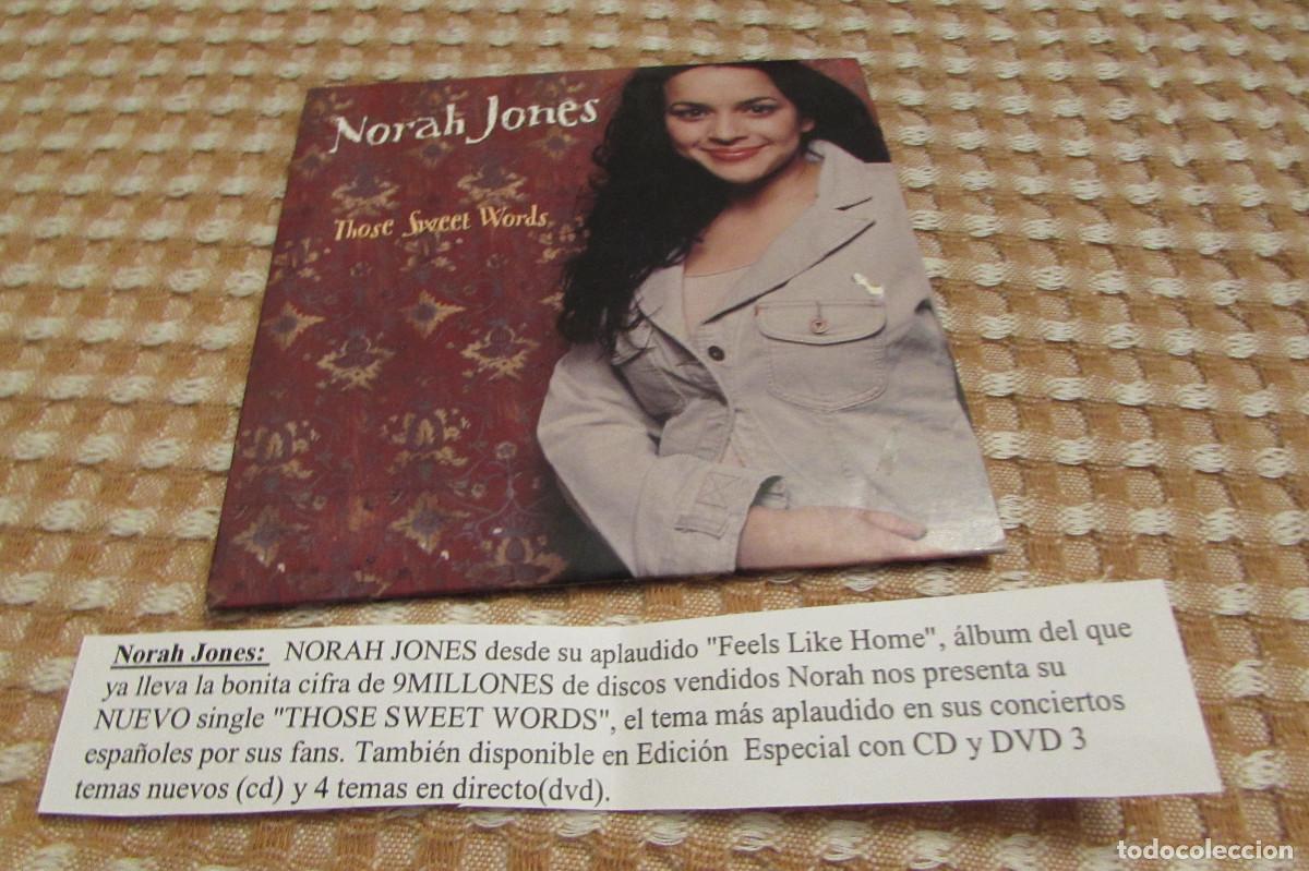 CDs de m&uacute;sica: NORAH JONES-THOSE SWEET WORDS CD SINGLE CADENA 100