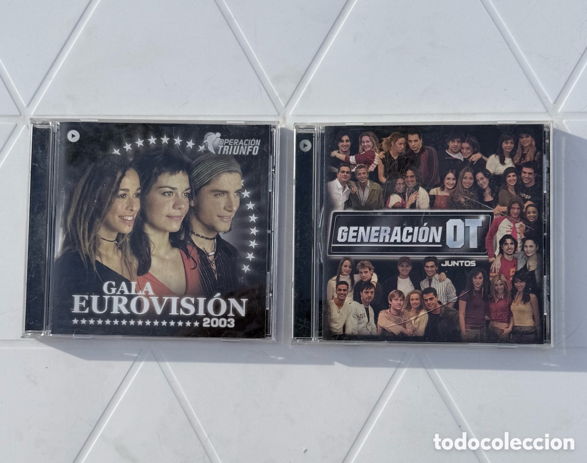 CDs de m&uacute;sica: Operaci&oacute;n Triunfo. Lote dos CD&rsquo;s