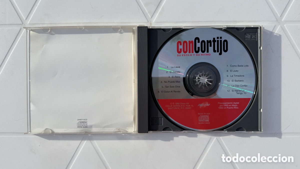 CDs de m&uacute;sica: Con Cortijo - Su Estilo y Su Ritmo - Foto 3
