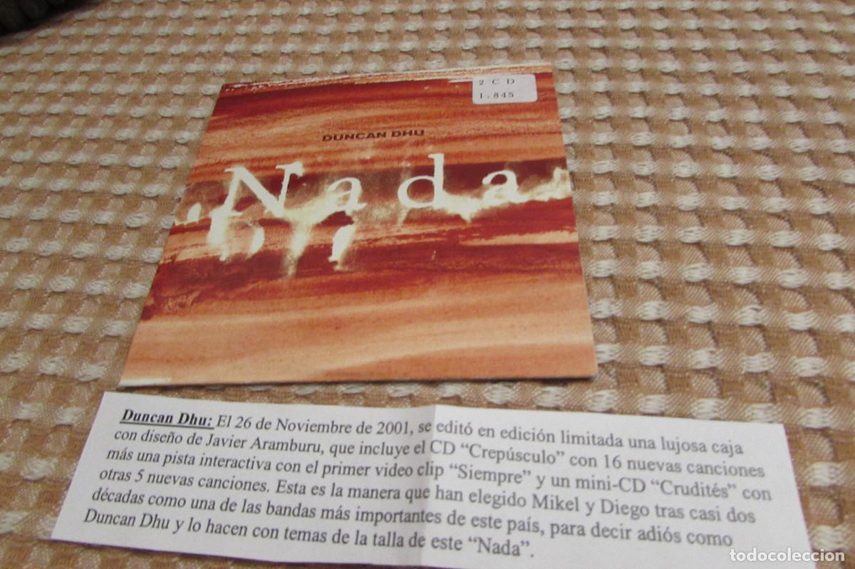 CDs de m&uacute;sica: DUNCAN DHU NADA CD SINGLE CADENA 100 - Foto 1