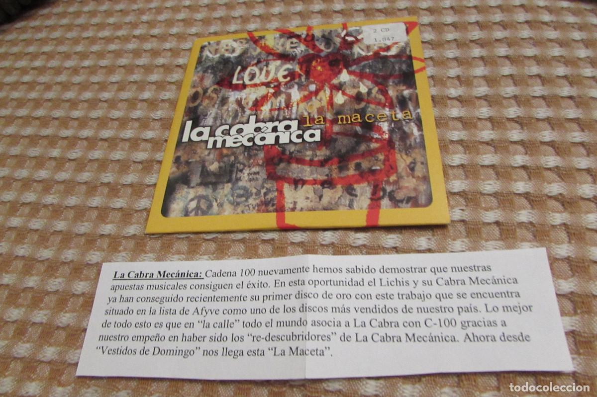CDs de m&uacute;sica: LA CABRA MECANICA LA MACETA CD PROMO CADENA 100