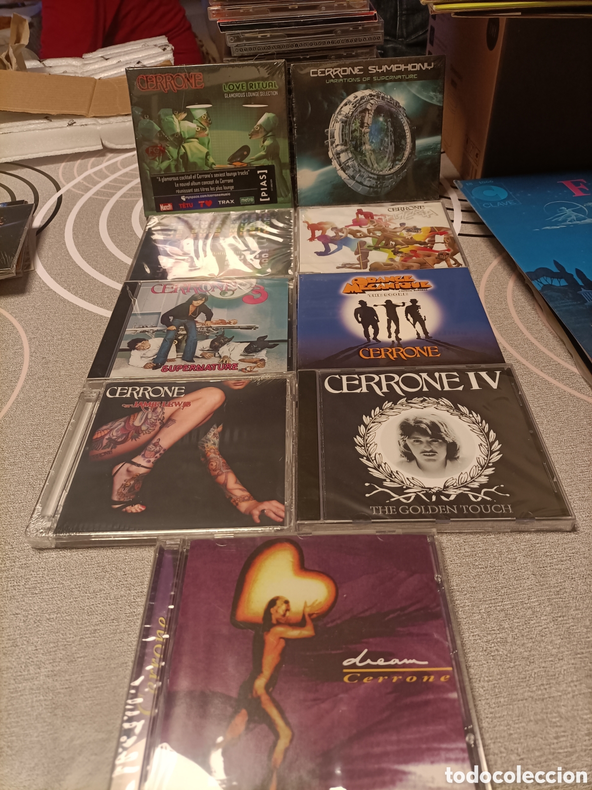 CDs de m&uacute;sica: Lote 9 CD Cerrone, NUEVOS Y PRECINTADOS