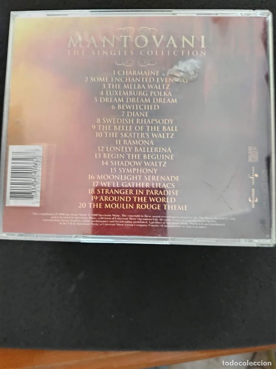 CDs de m&uacute;sica: MANTOVANI. THE SINGLES COLLECTION - Foto 2