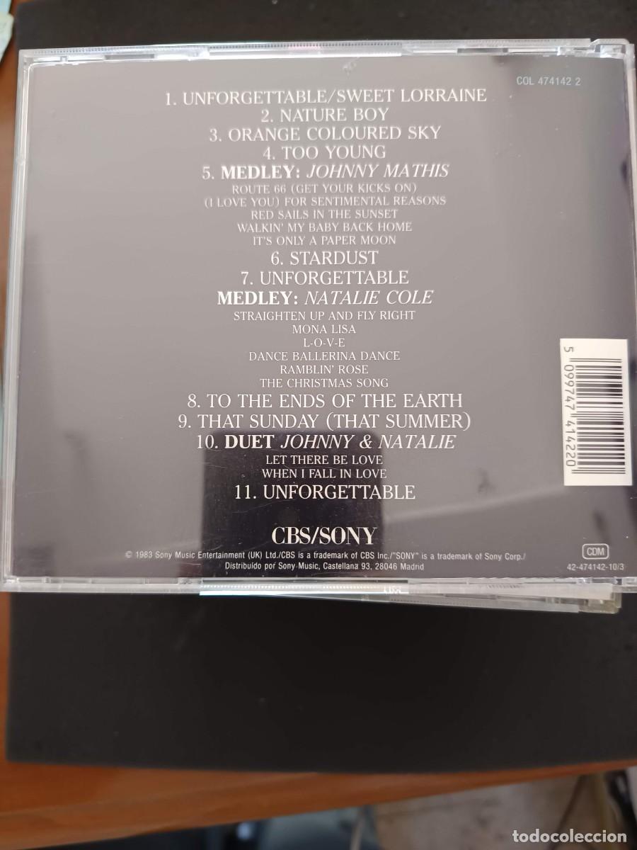 CDs de m&uacute;sica: JOHNNY MATHIS.UNFORGETTABLE - Foto 2