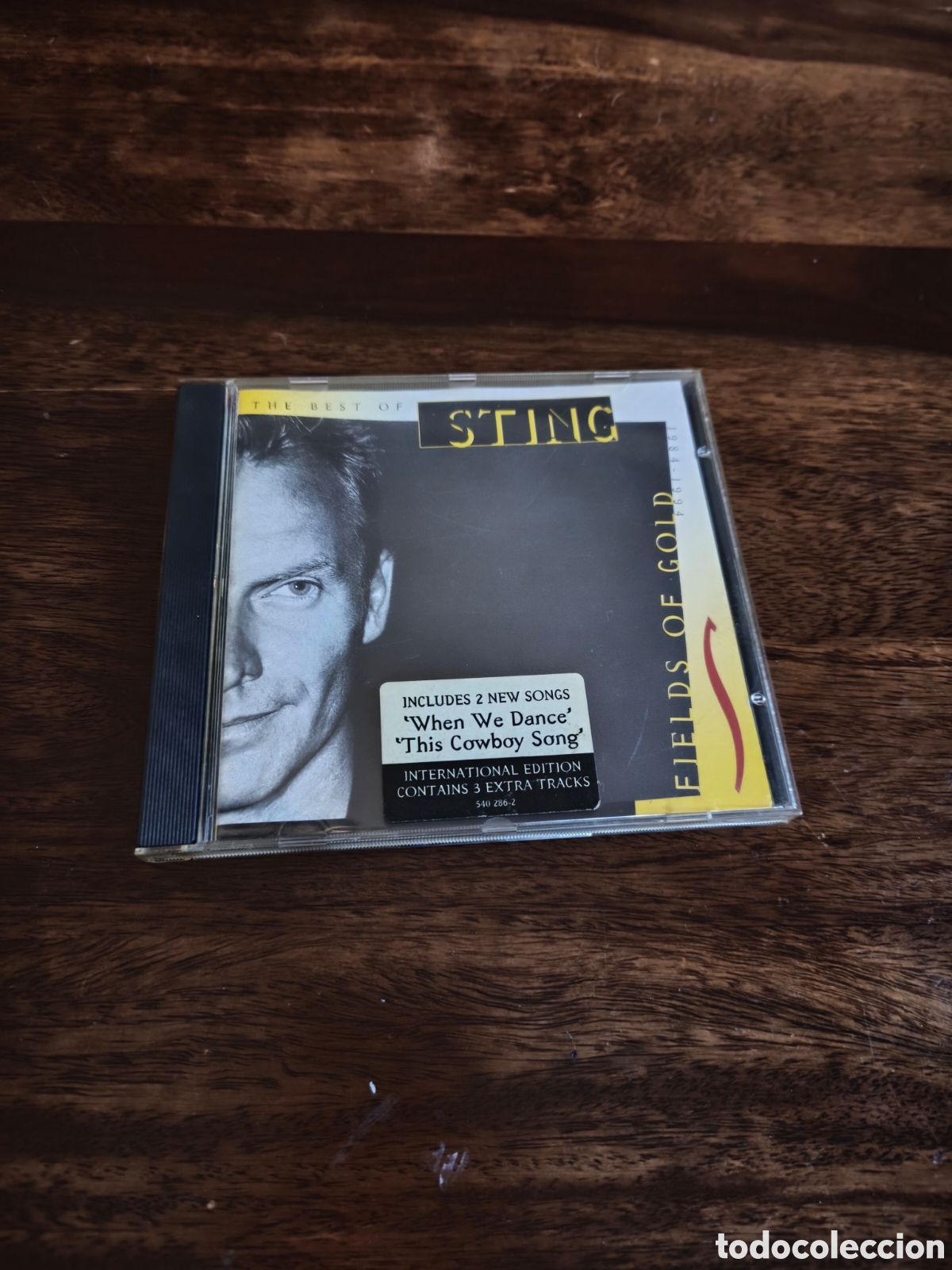 CDs de m&uacute;sica: CD Sting - Fields of Gold: The Best of