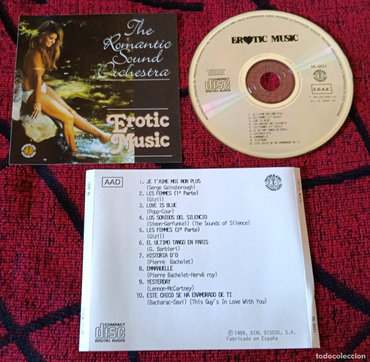 CDs de m&uacute;sica: THE ROMANTIC SOUND ORCHESTRA ** Erotic Music ** CD 1989
