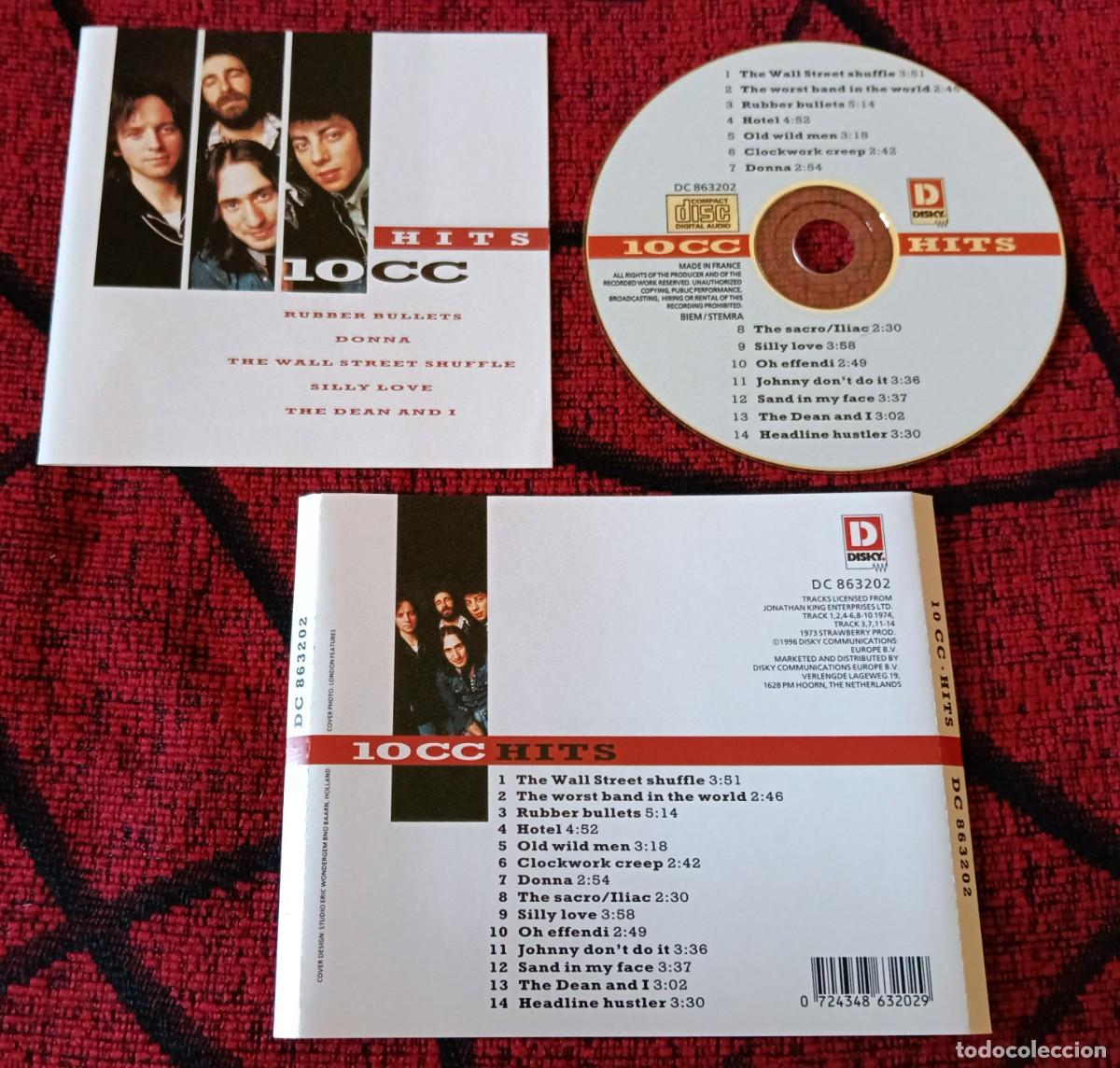 CDs de m&uacute;sica: 10 CC ** Hits ** CD 1996 - Foto 1