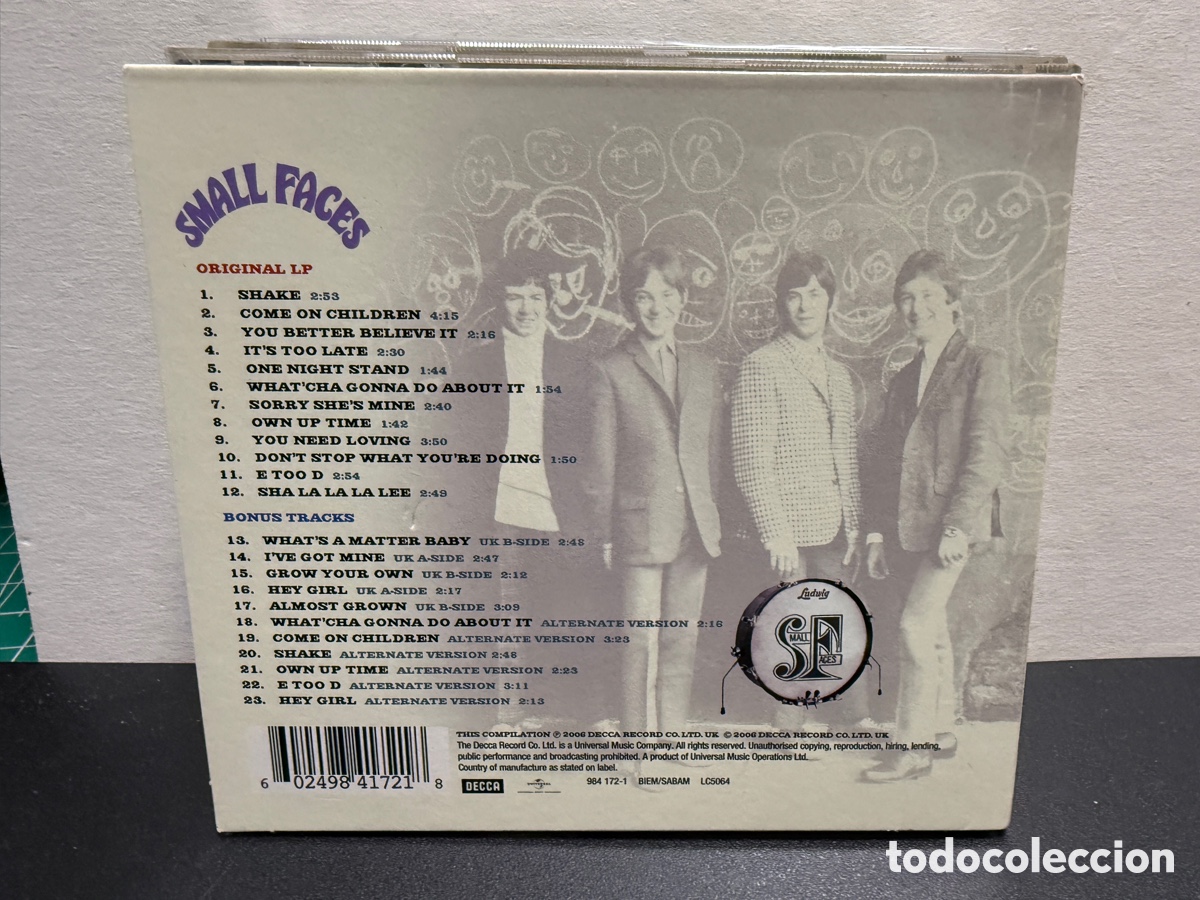 CDs de m&uacute;sica: Small Faces - Small Faces (CD) 40th Anniversary Edition - Foto 2