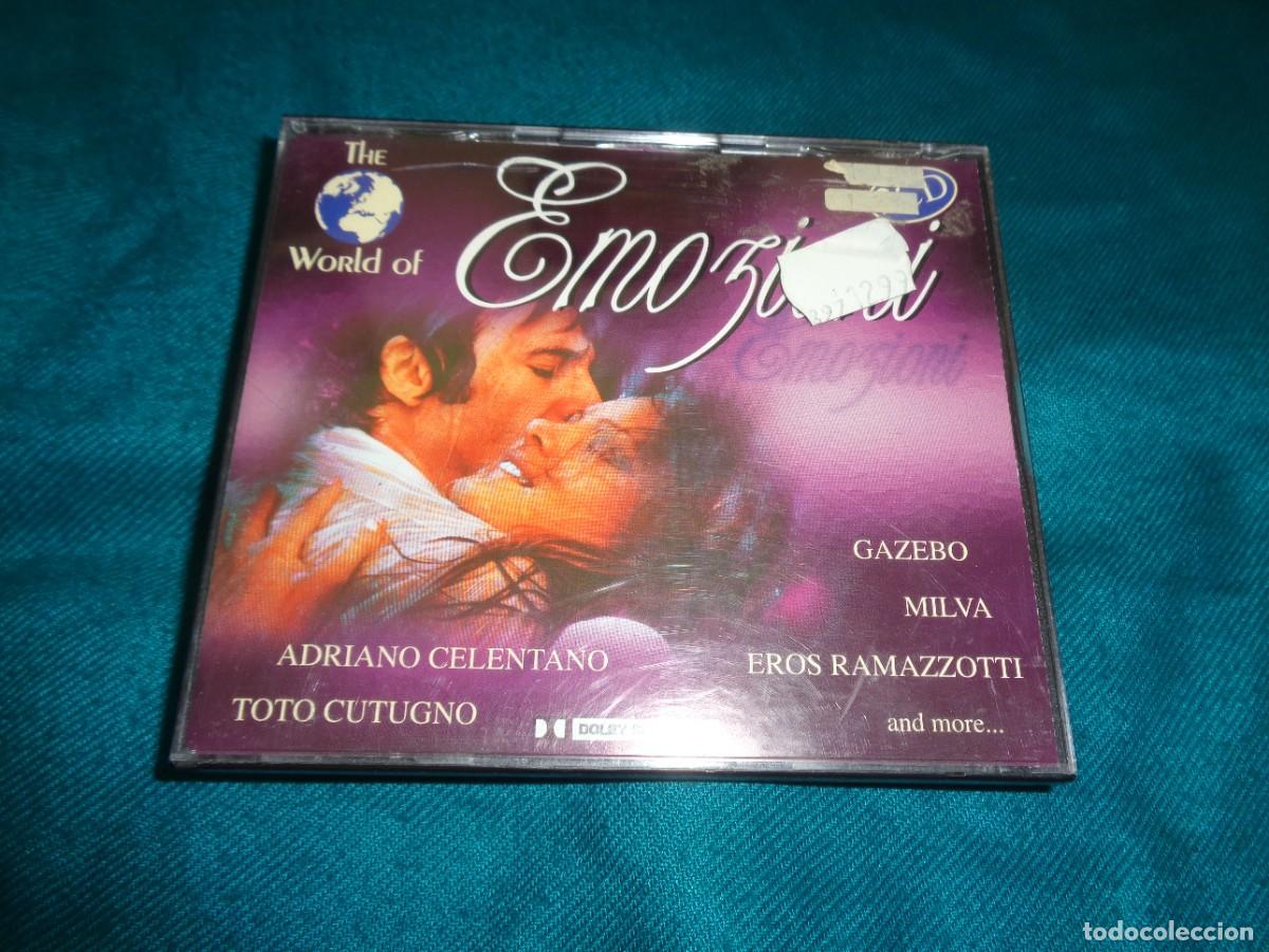 CDs de m&uacute;sica: THE WORLD OF EMOZIONI. MILVA, GAZEBO, EROS RAMAZZOTTI...2 CD&acute;S. IMPECABLE(#)