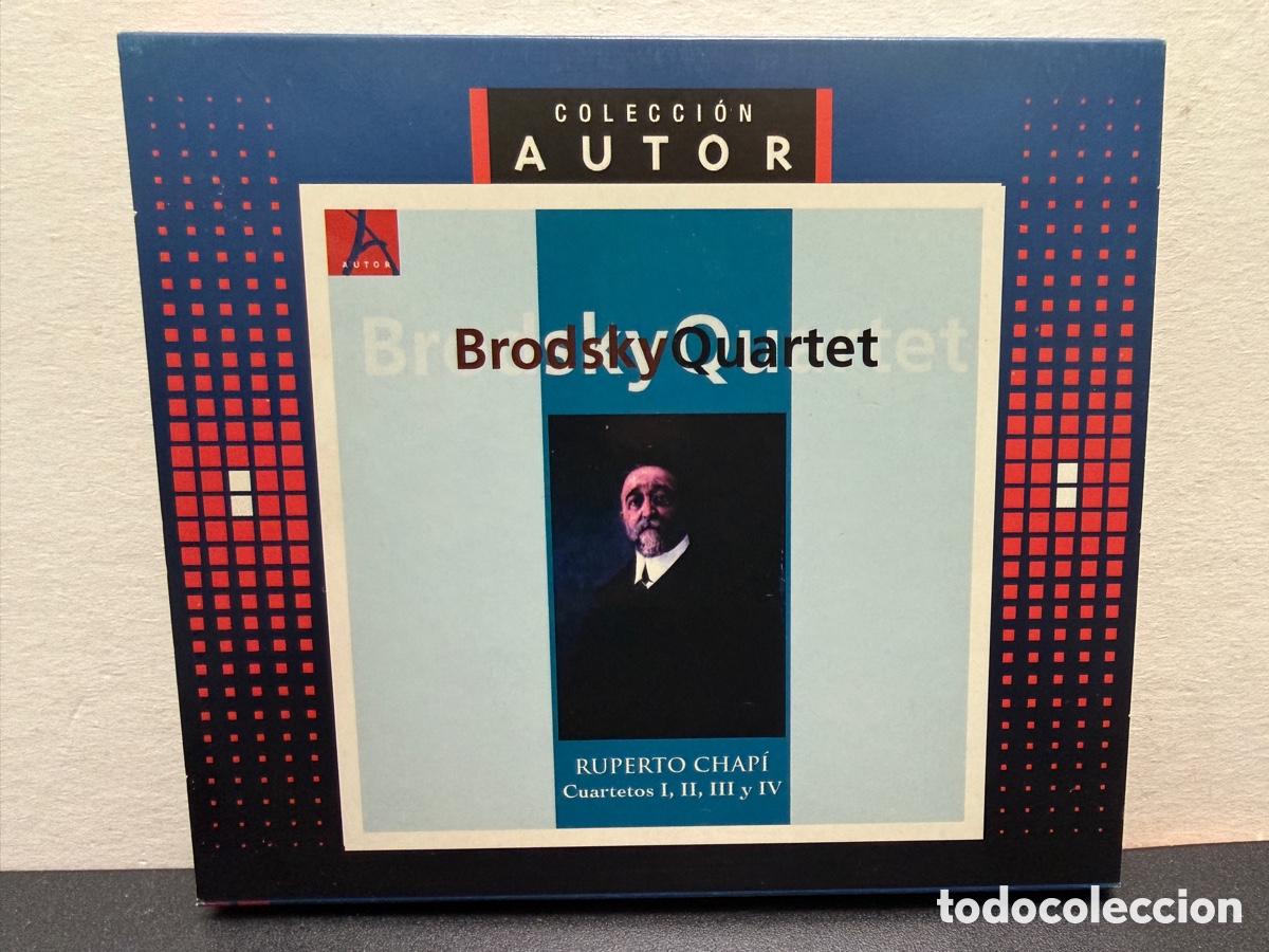 CDs de m&uacute;sica: Chap&iacute; - Brodsky Quartet - Cuartetos I, II, III y IV (2xCD)