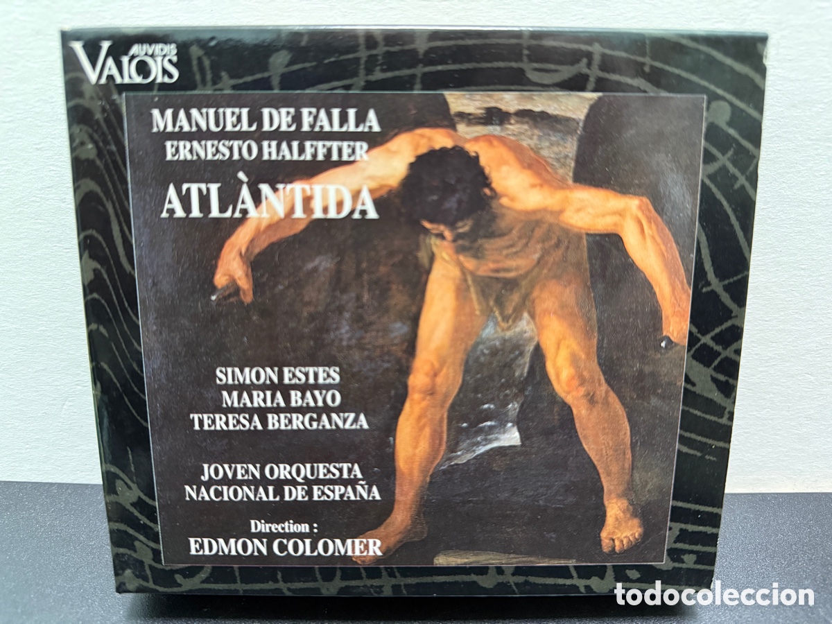 CDs de m&uacute;sica: Manuel De Falla - Orquesta Nacional de Espa&ntilde;a, Edmon Colomer - Atl&agrave;ntida (2xCD, Album + Box)