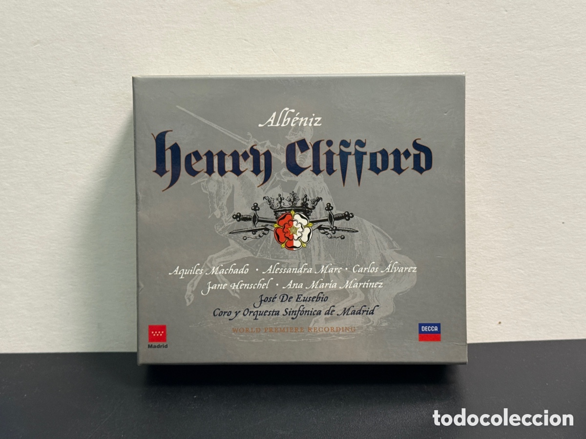 CDs de m&uacute;sica: Alb&eacute;niz - Jos&eacute; De Eusebio - Henry Clifford (2xCD)