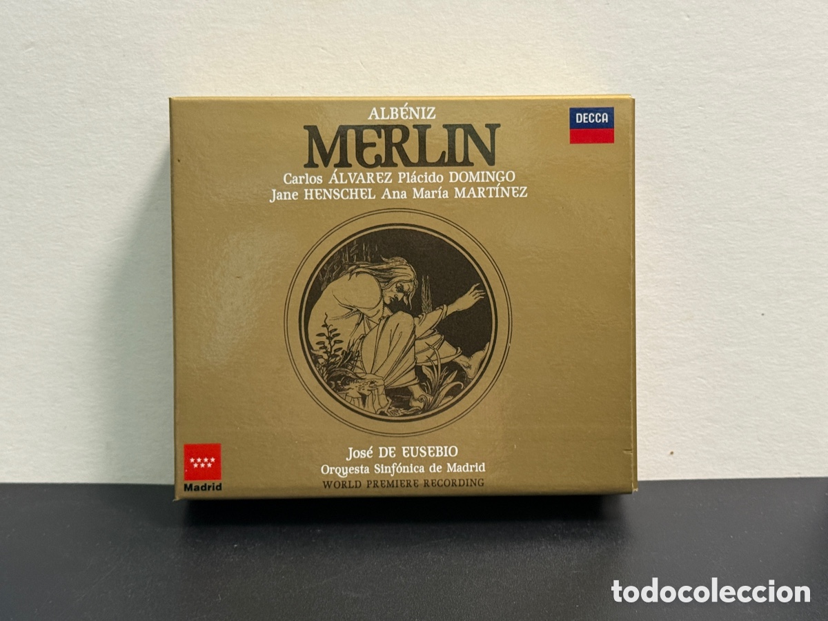CDs de m&uacute;sica: Alb&eacute;niz - Jos&eacute; De Eusebio - Merlin (2xCD) - Foto 1
