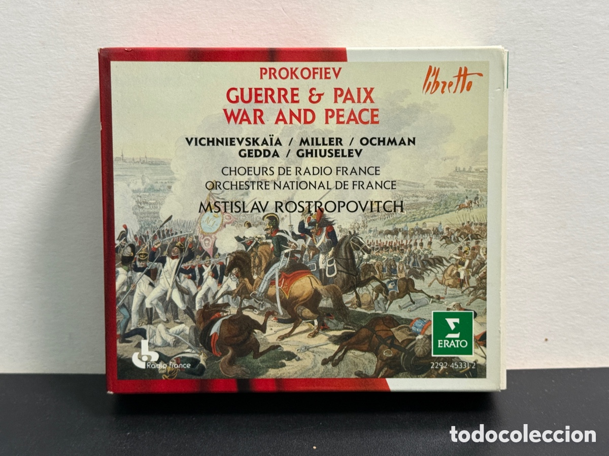CDs de m&uacute;sica: Prokofiev - Mstislav Rostropovich - Guerre & Paix/ War And Peace (4xCD)