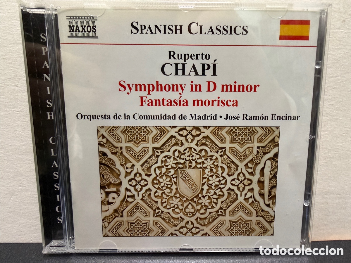 CDs de m&uacute;sica: Chap&iacute; - Jos&eacute; Ram&oacute;n Encinar - Symphony In D Minor / Fantas&iacute;a Morisca (CD)