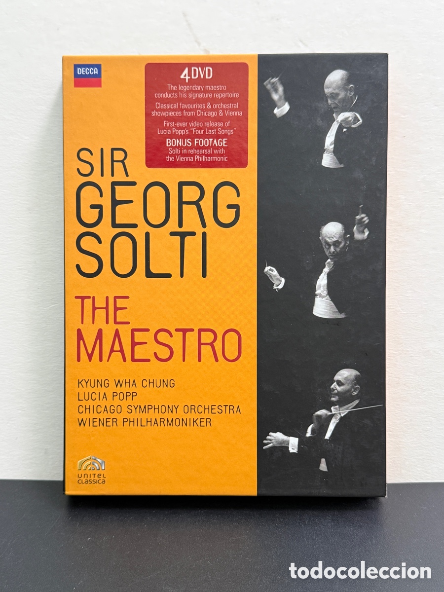 CDs de m&uacute;sica: Sir Georg Solti - The Maestro (4xDVD)