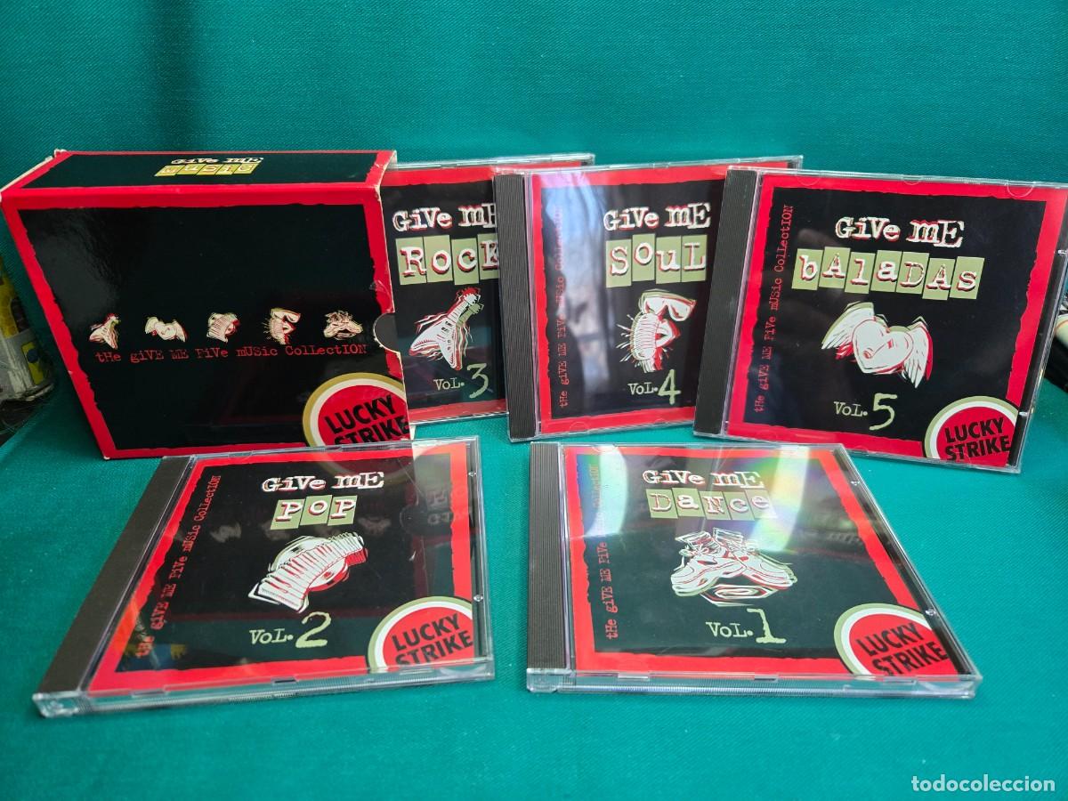 CDs de m&uacute;sica: CD , THE GIVE ME FIVE MUSIC COLLECTION , PACK DE 5 CDS