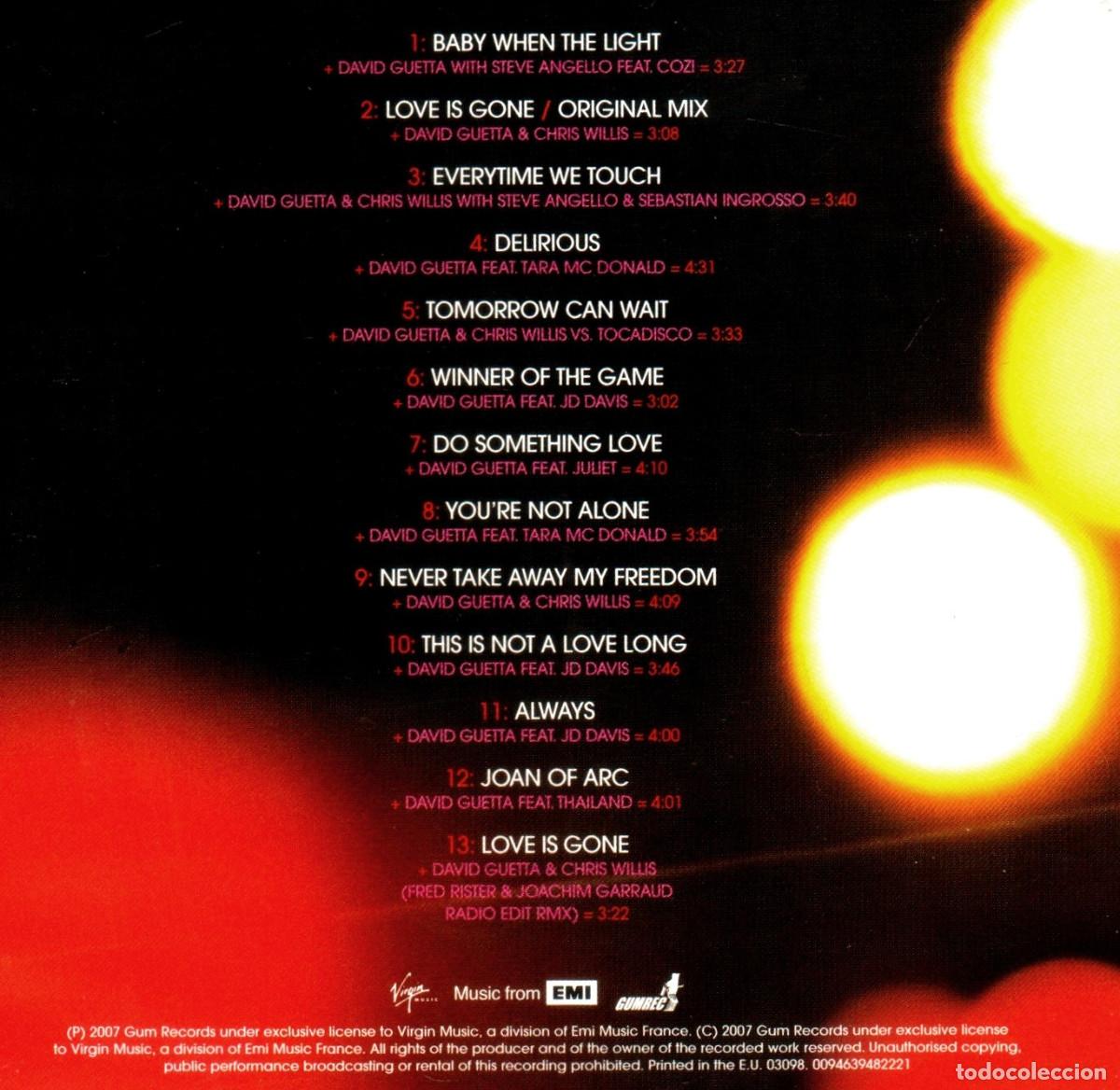 CDs de m&uacute;sica: G890 - DAVID GUETTA. POPLIFE. CD. - Foto 2